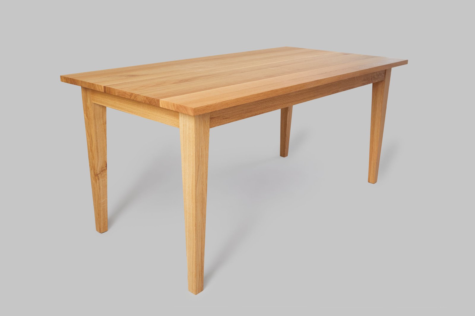 Dining Table Oak detail, handcrafted by Szimpel Woodwork Edinburgh