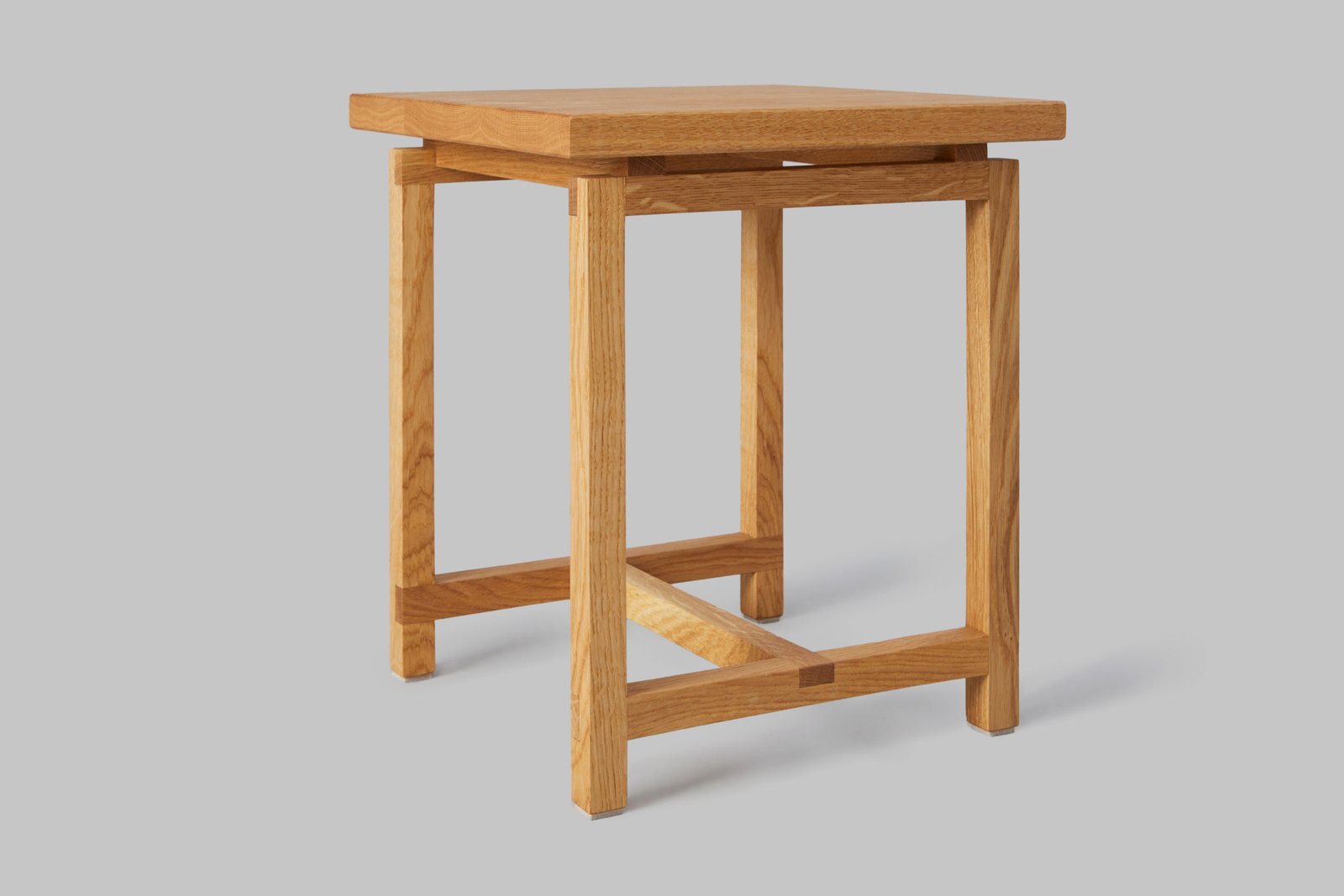 Stool Side Table detail, handcrafted by Szimpel Woodwork Edinburgh